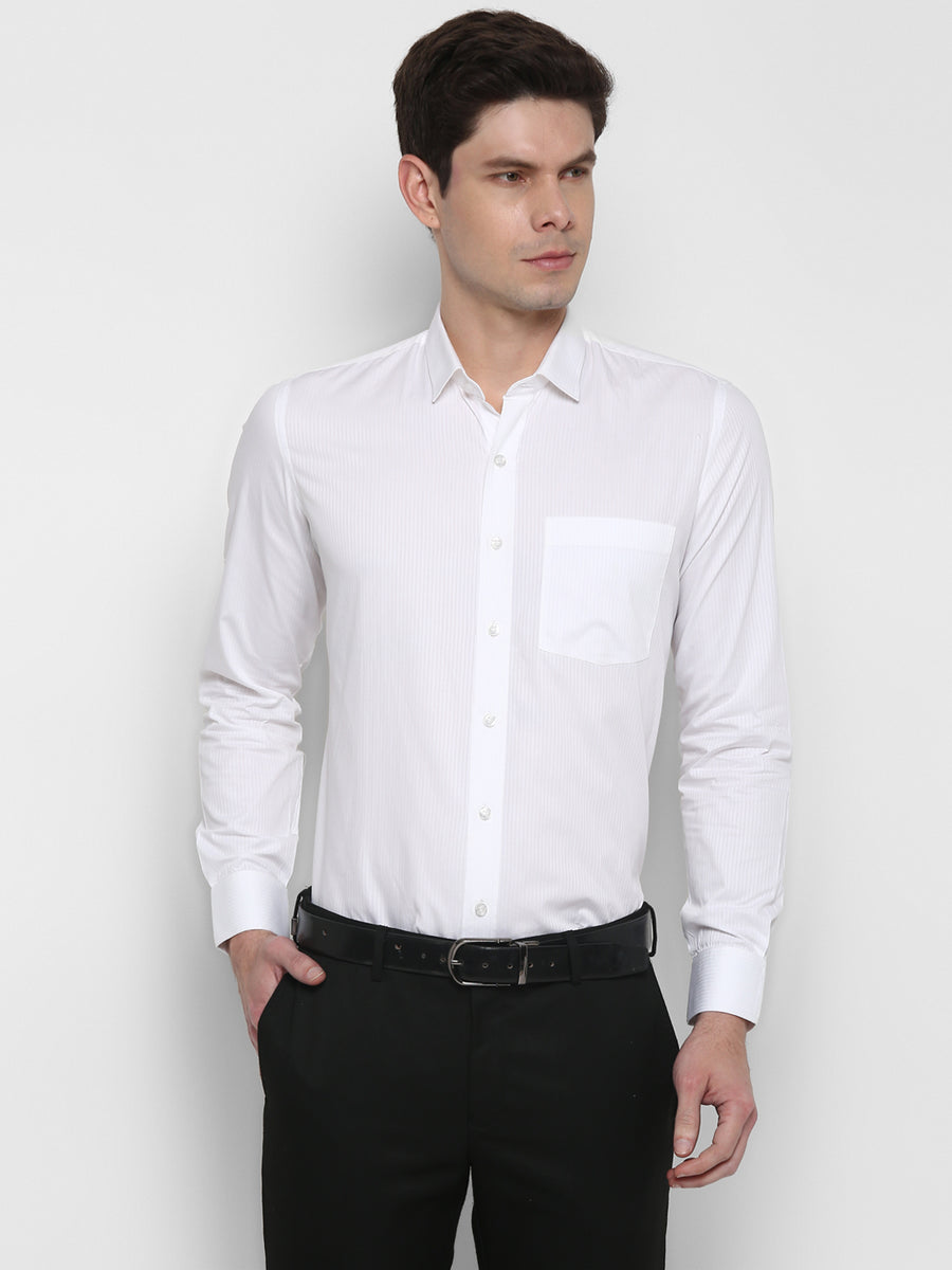 Enwhite Striped Regular Collared Shirt