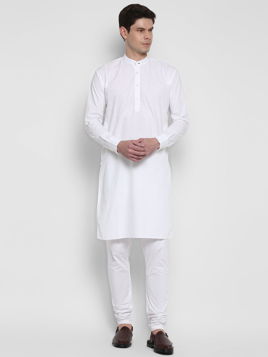 Enwhite Long Kurta With Churidaar Set