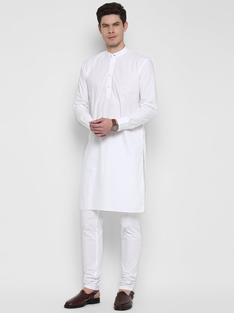 Enwhite Long Kurta With Churidaar Set