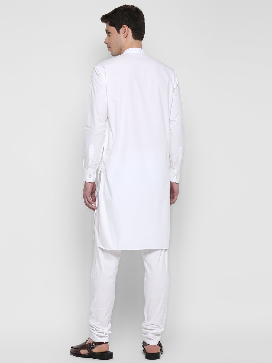 Enwhite Long Kurta With Churidaar Set