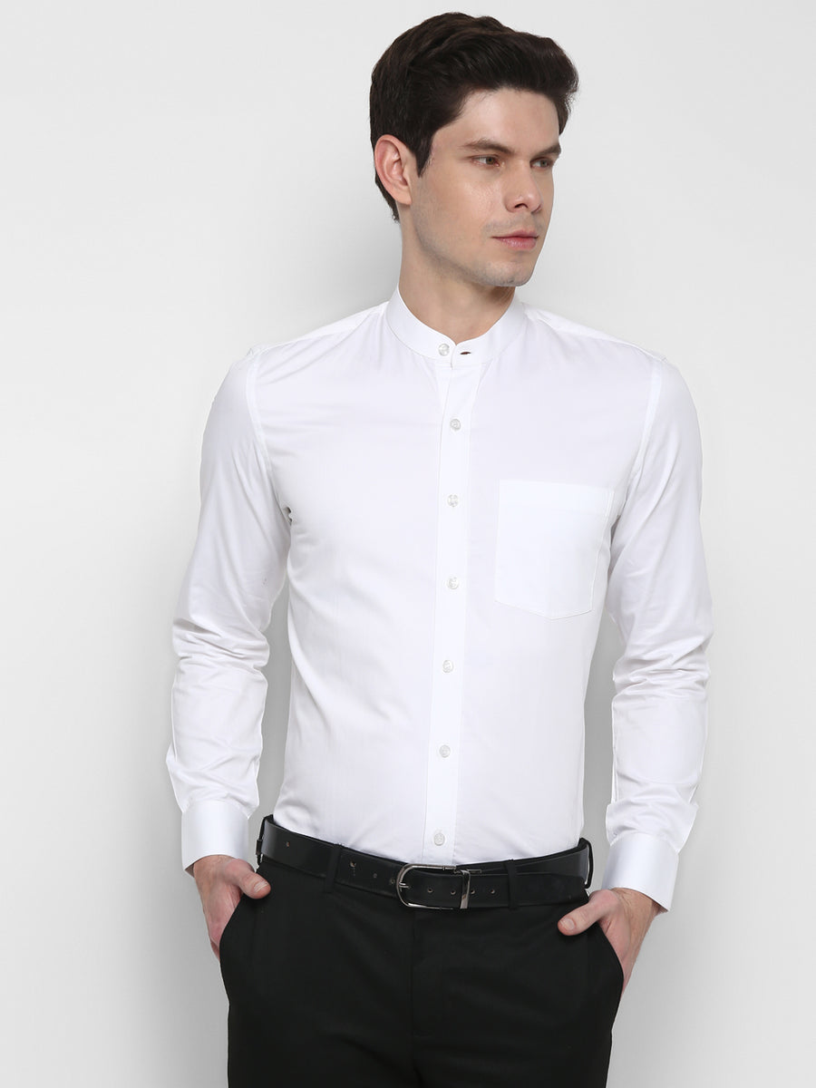 Enwhite Band Collared Style Tailored Shirt