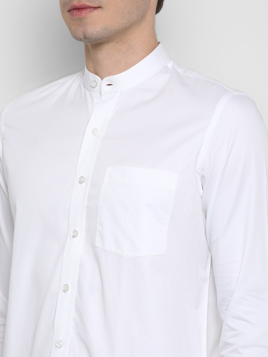 Enwhite Band Collared Style Tailored Shirt