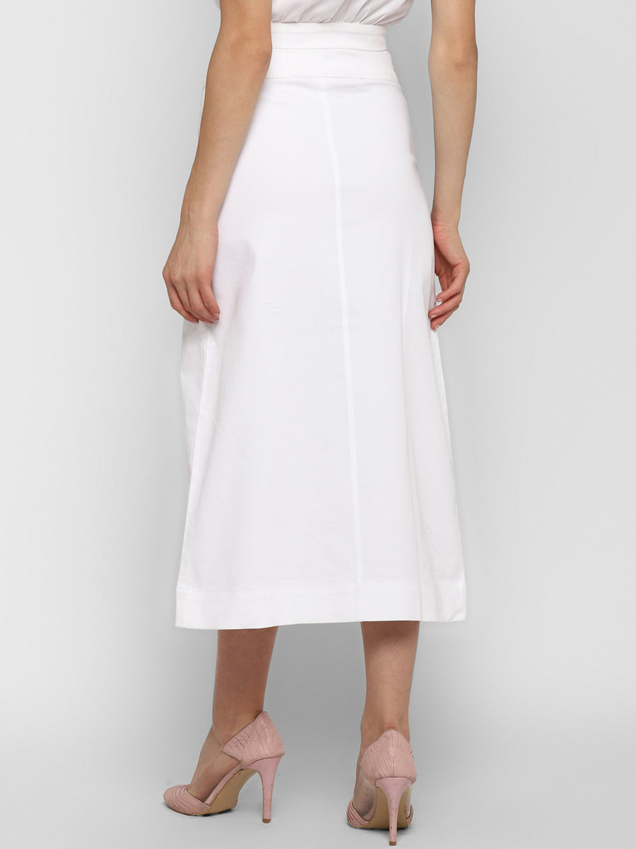 Enwhite Below Knee Length Skirt